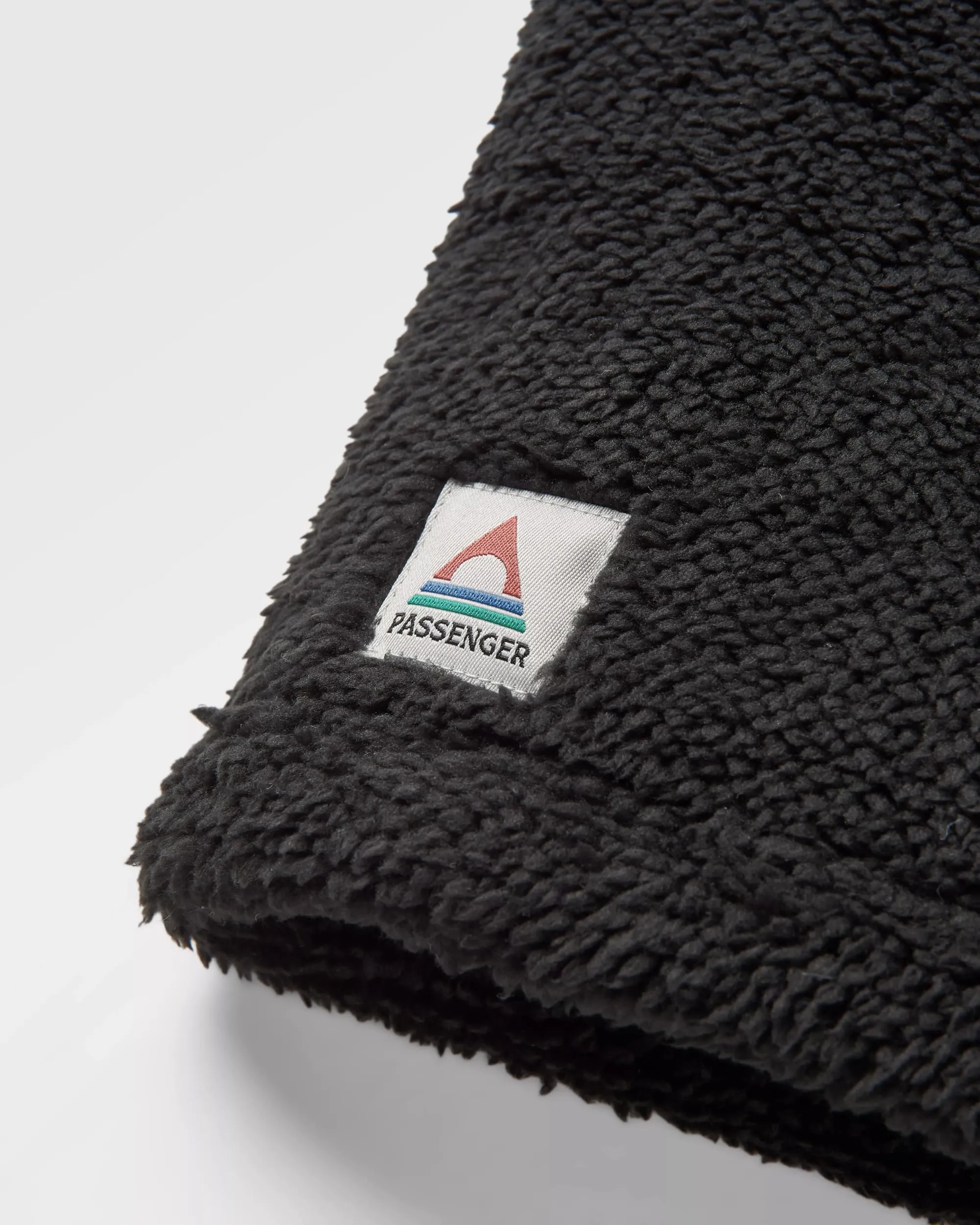 Ash Recycled Sherpa Fleece Snood - Black