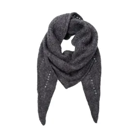 Black Colour Dell Mini Knitted Scarf