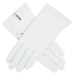 Dents Joanna Three-Point Leather Gloves - Pearl Cream