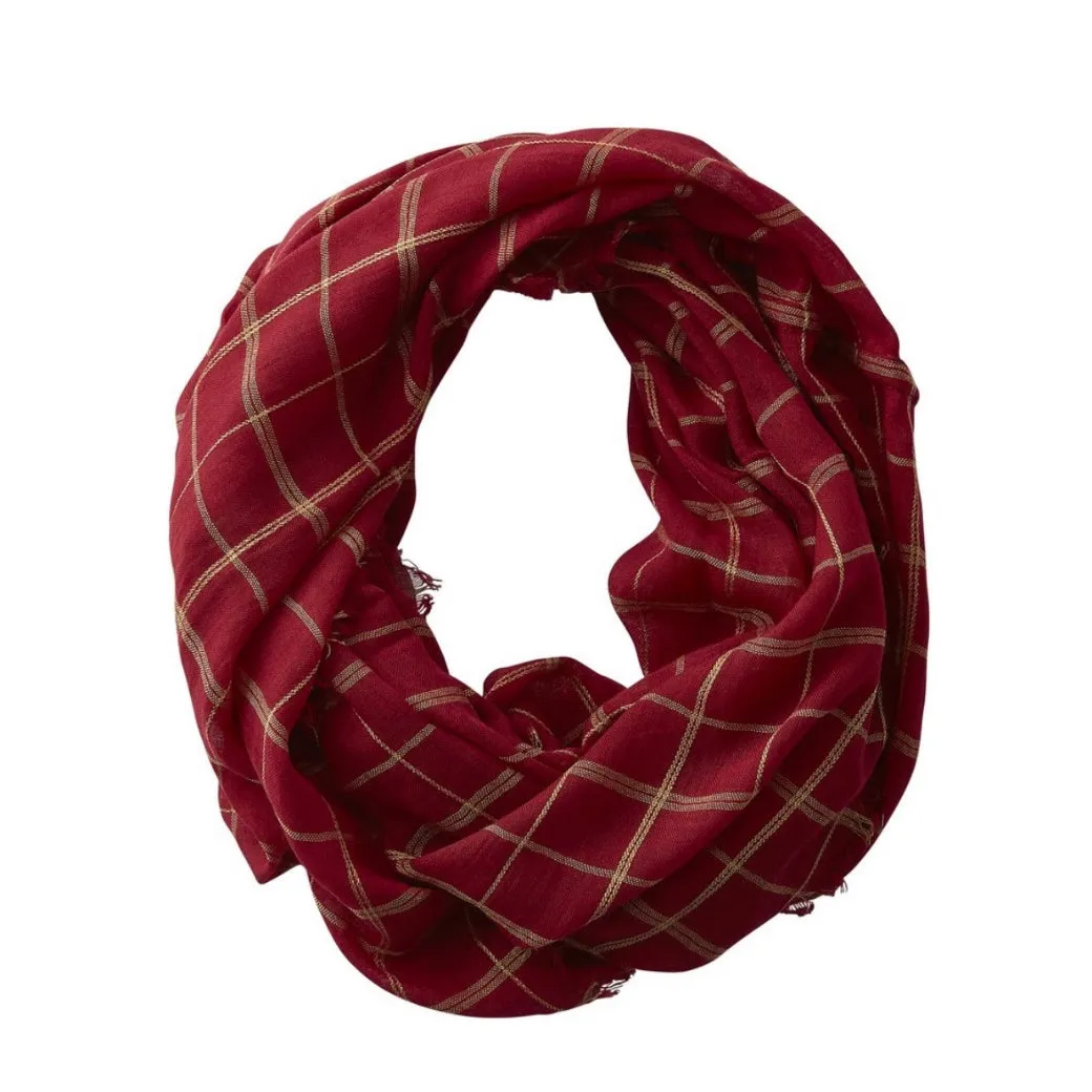 Game Day Plaid Infinity Scarf