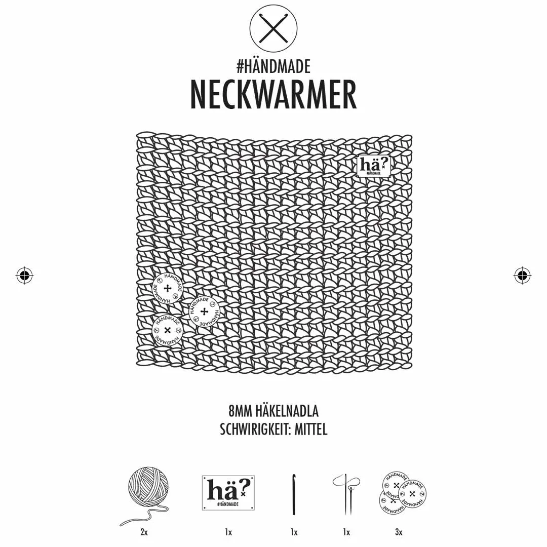 Händmade Set Neckwarmer (Fortgeschritten)