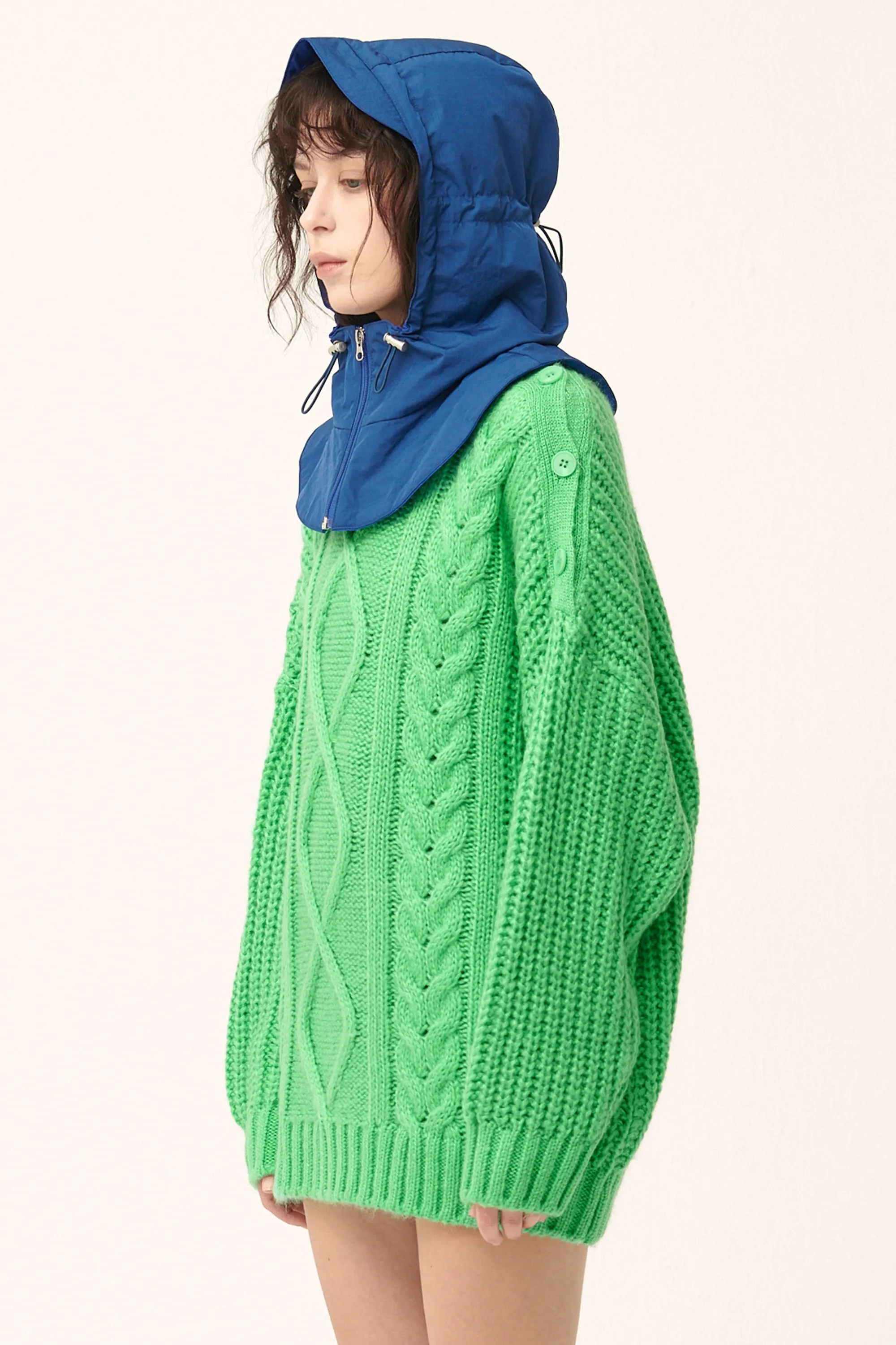 Hooded Puffer Neckwarmer