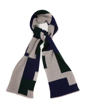 Intarsia Boro' Scarf