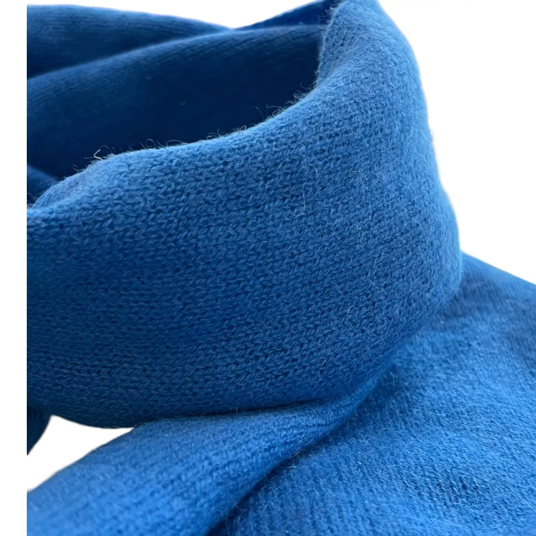 Lazuli Blue Cashmere Travel Wrap / Scarf