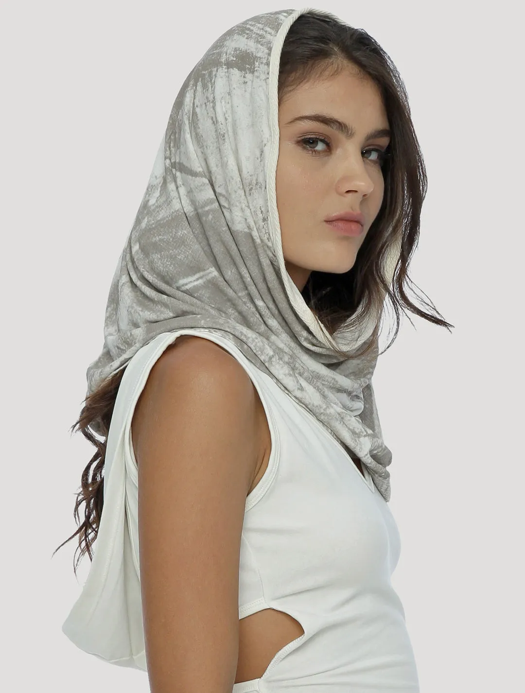 Marble Hooded Neck warmer