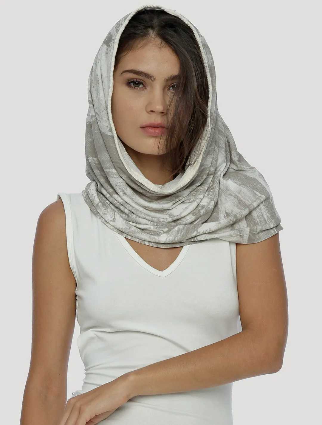 Marble Hooded Neck warmer