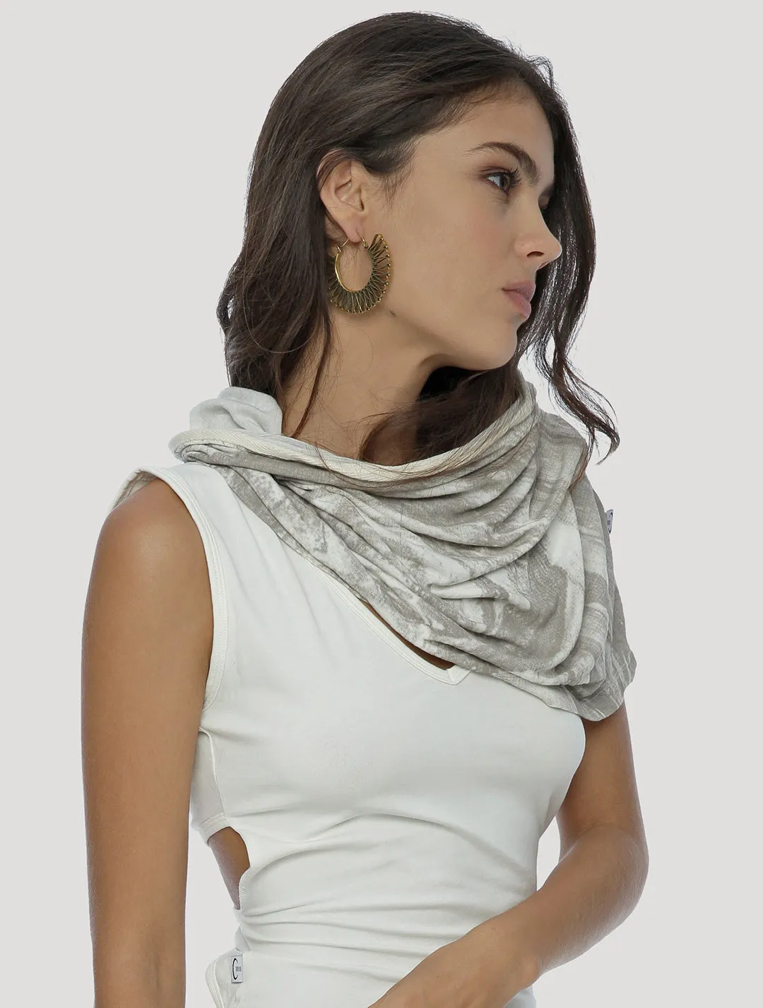 Marble Hooded Neck warmer