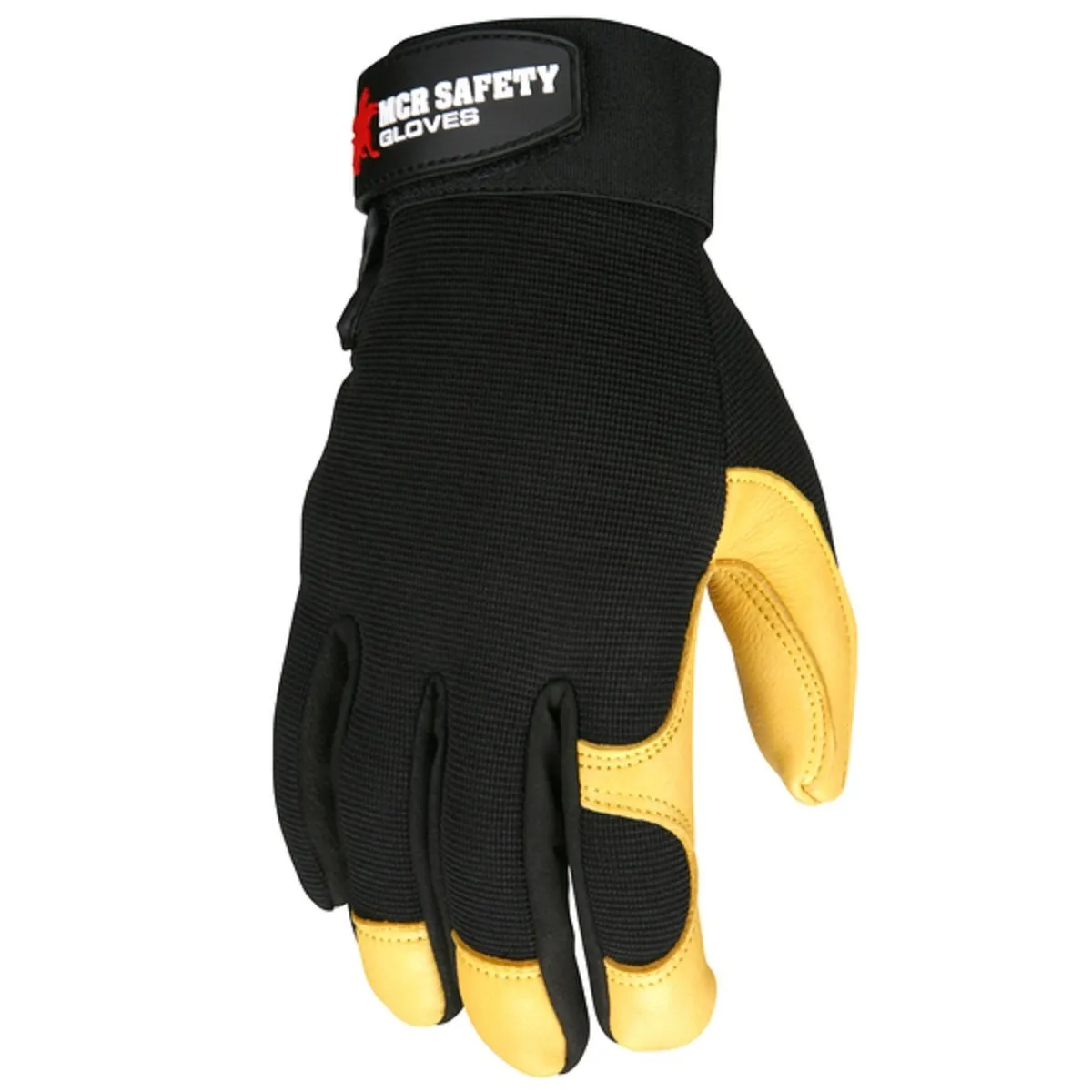 MCR Safety 901 Premium Grain Deerskin Palm Multi-Task, Leather Work Gloves (1 Pair)