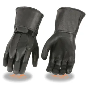 Men's Deerskin Thermal Lined Gauntlet Gloves