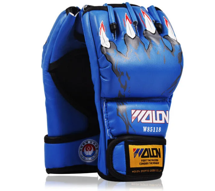 MMA boxing gloves / extension wrist leather / MMA half fighting Boxing Gloves/Competition Training Gloves