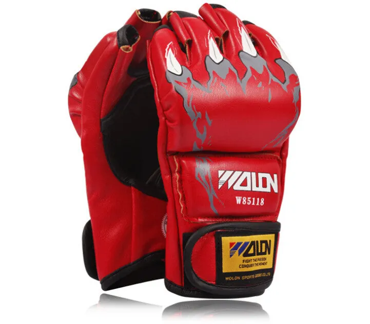 MMA boxing gloves / extension wrist leather / MMA half fighting Boxing Gloves/Competition Training Gloves