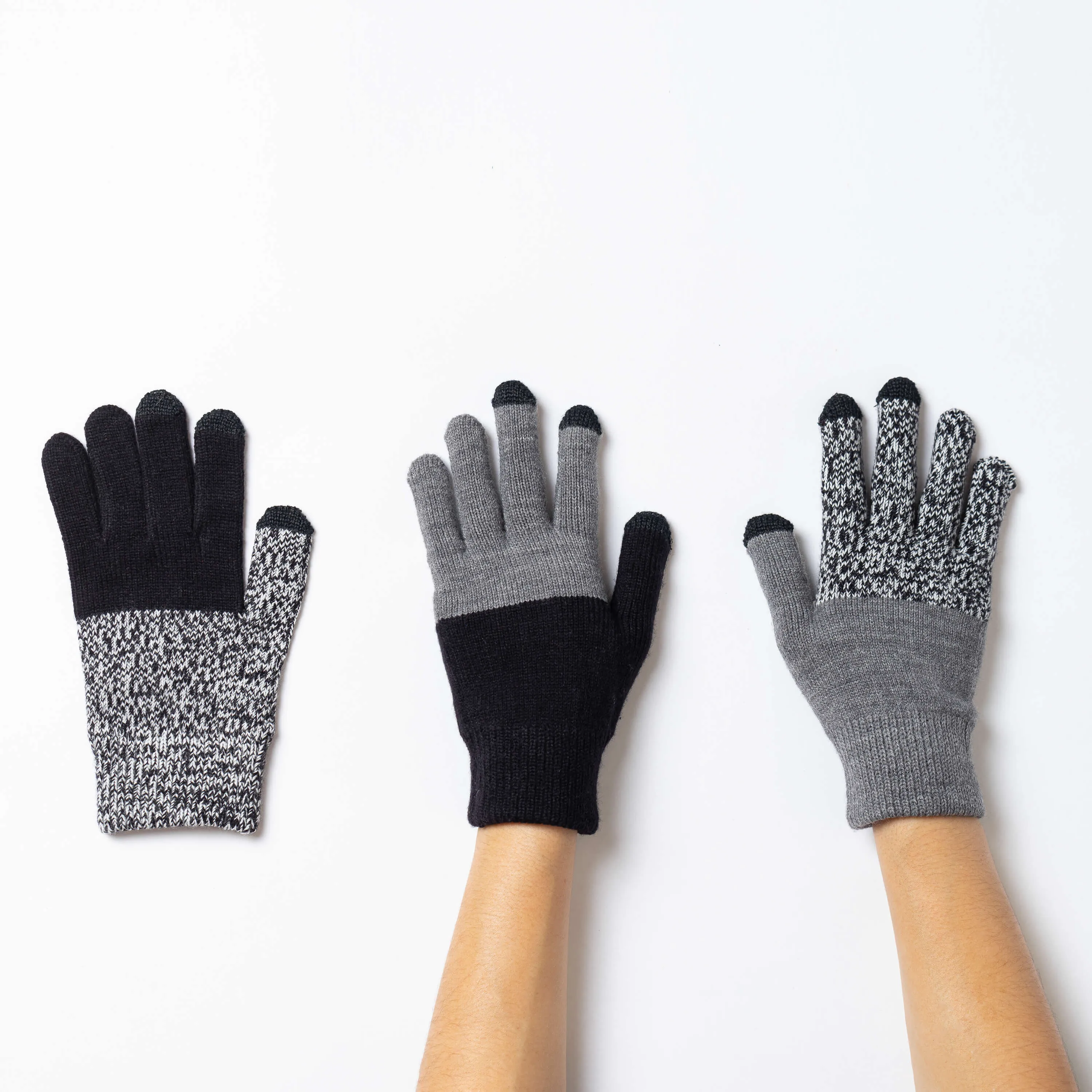 Pair and Spare Knit Touchscreen Gloves