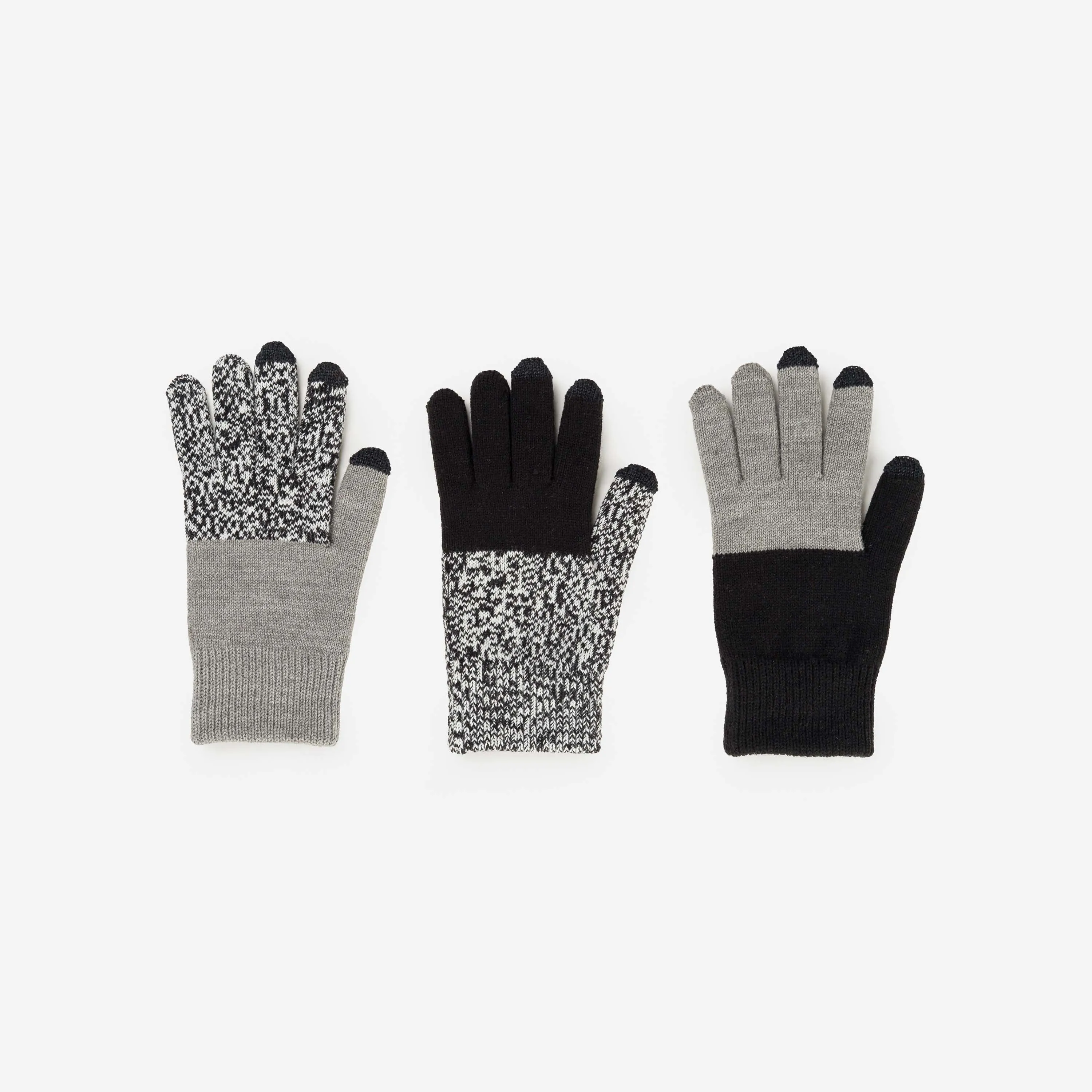 Pair and Spare Knit Touchscreen Gloves