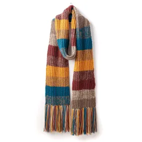 Patons Marl Stripe Knit Super Scarf