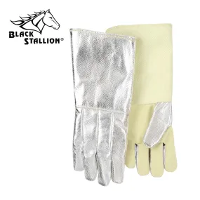 Revco AHS718DK 18", 19 oz. Aluminized Carbon/Kevlar Palm Thermal Protective Gloves (1 Pair)