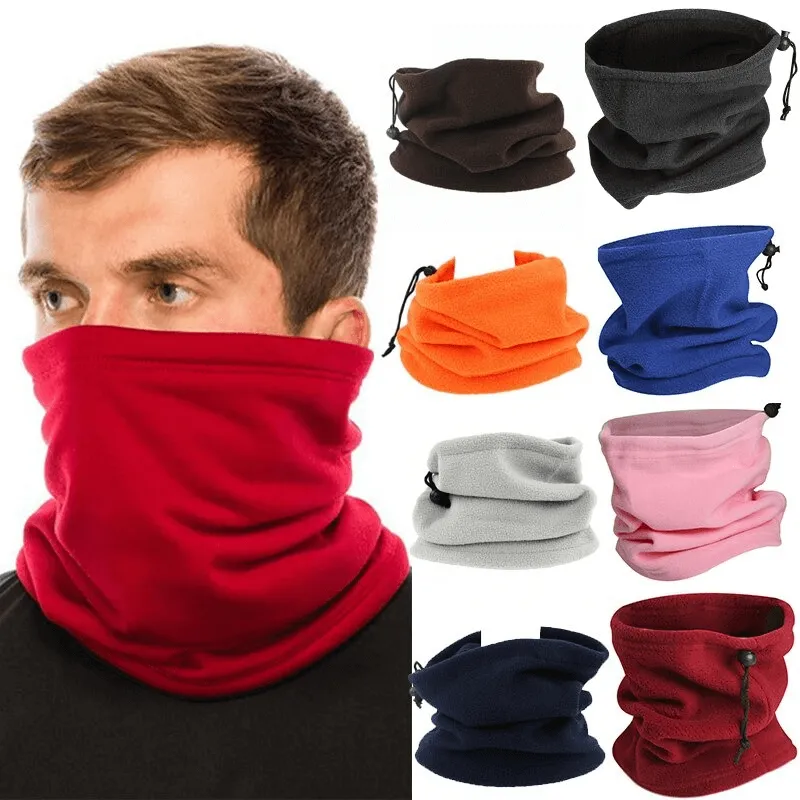 Sports Multi-function Drawcord Polar Fleece Neck Cover - SF0580