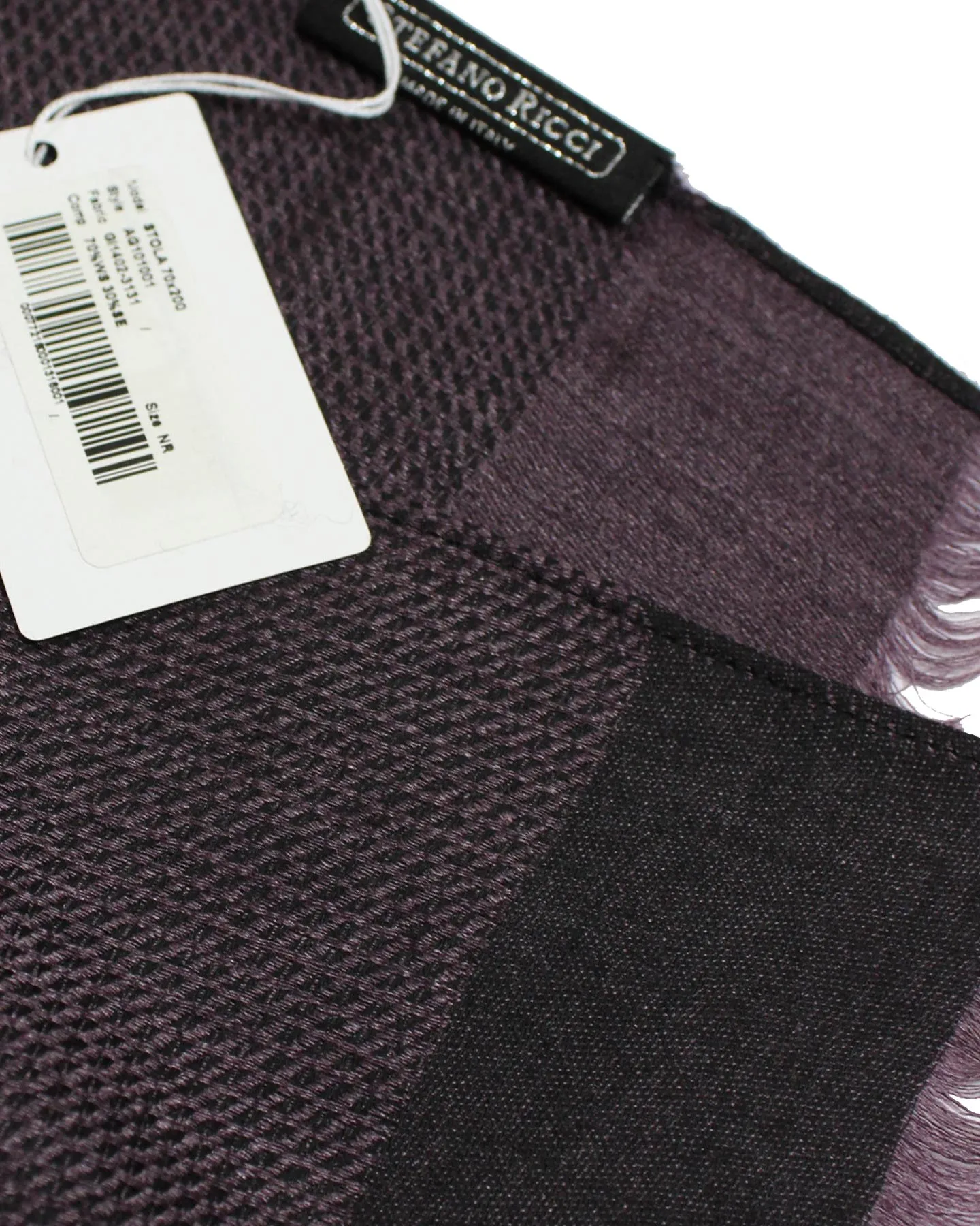 Stefano Ricci Scarf Dusk Purple - Luxury Cashmere Silk Men Shawl SALE