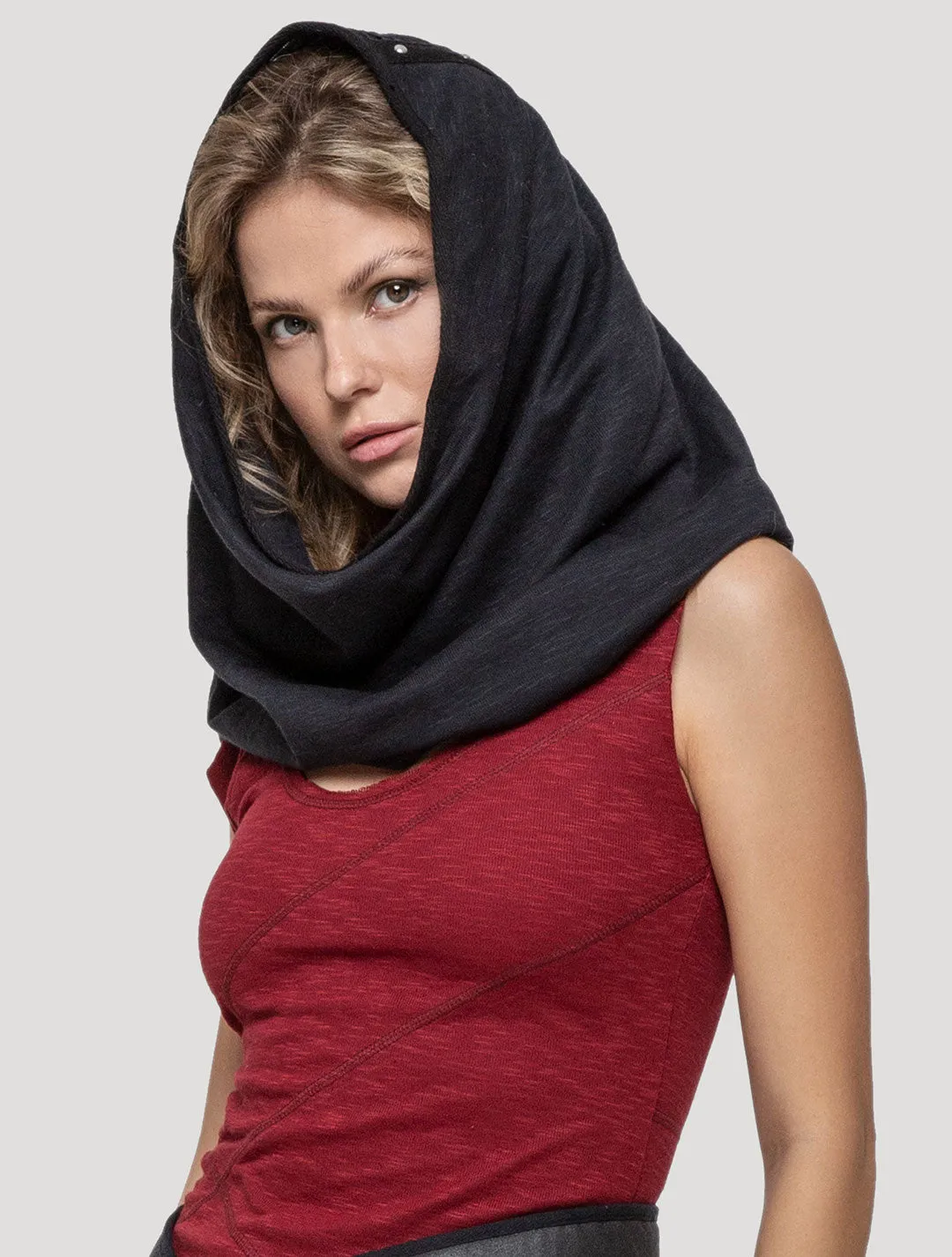 Straps Hooded Neckwarmer