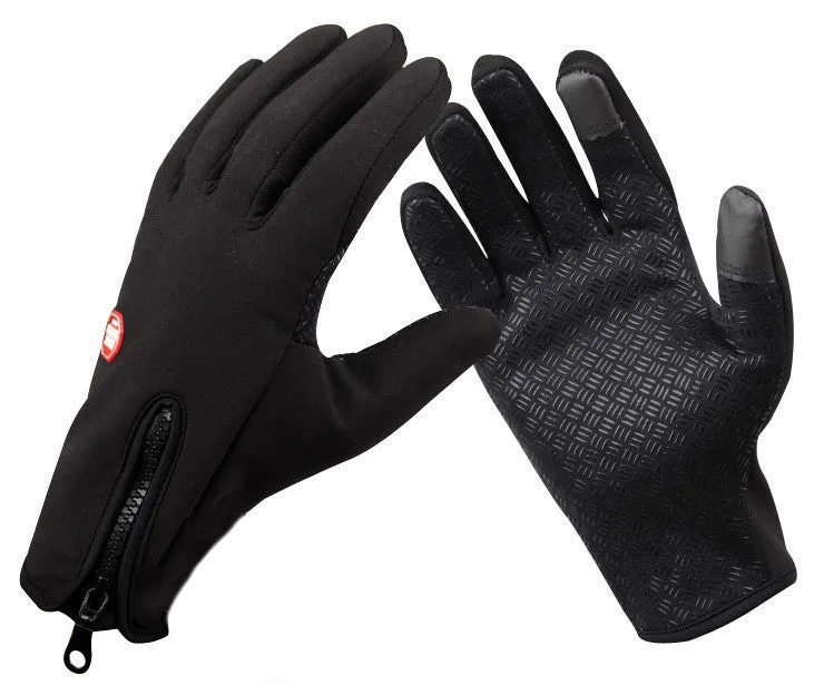 Winter sport windstopper waterproof ski gloves black -30 warm riding glove Motorcycle gloves