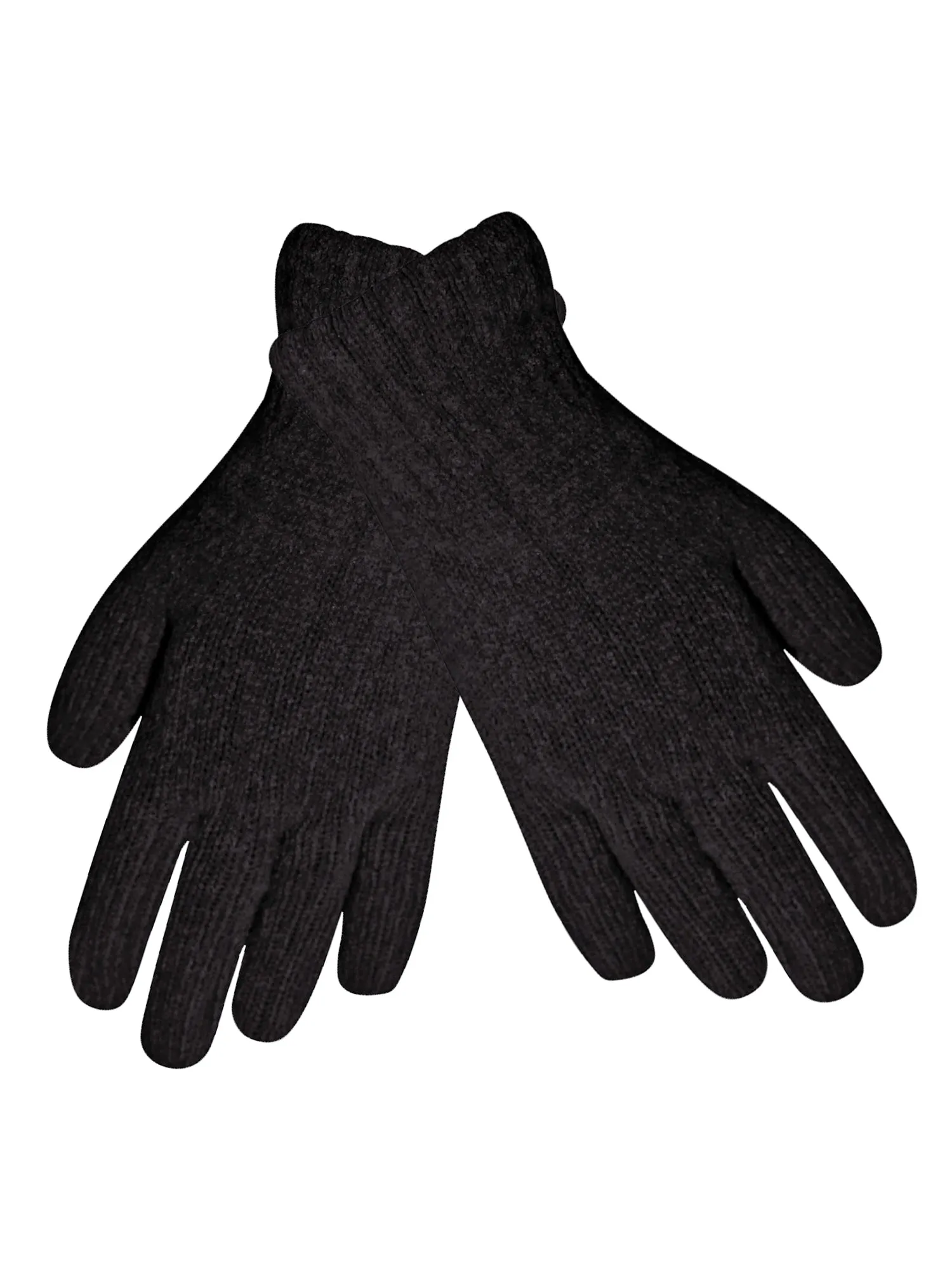 Womens Black Thermal Insulated Heat Trapping Gloves