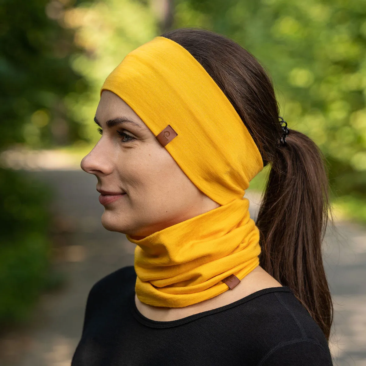 Women's Headband & Gaiter 2-Piece Power Mango