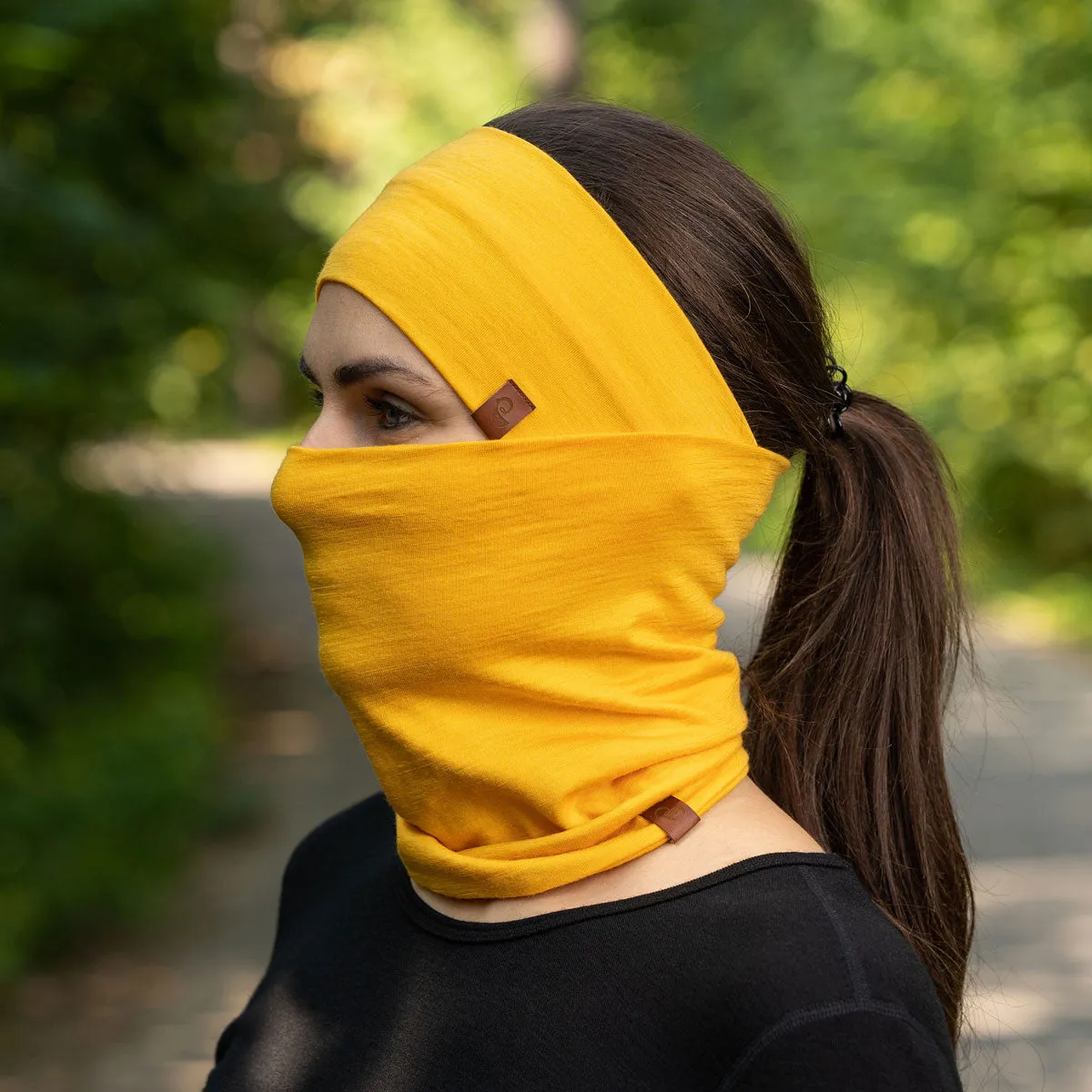 Women's Headband & Gaiter 2-Piece Power Mango